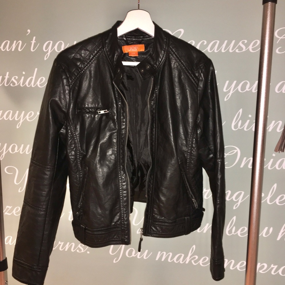 JOE FRESH LEATHER JACKET